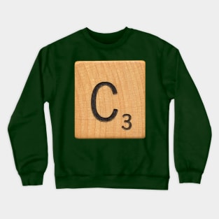 Letter Tile 'C' Crewneck Sweatshirt